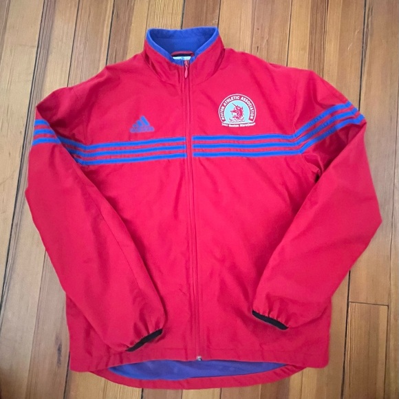 Vintage ~ Official 2001  Boston Marathon Jacket ~ Size Large - Picture 7 of 9